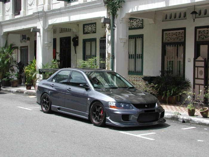 photo 2 Mitsubishi Lancer Evolution custom wheels Buddy Club QF 17x8.5, ET +30, tire size X R17. x ET