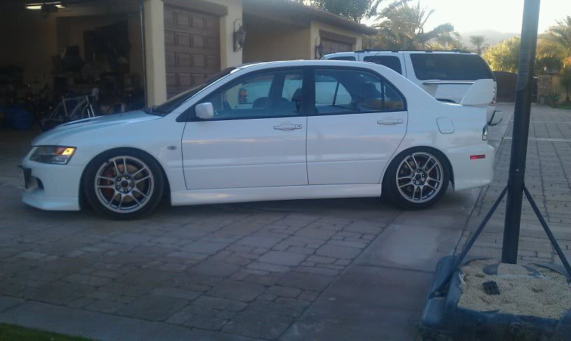 photo 1 Mitsubishi Lancer Evolution custom wheels 18x10.0, ET +32, tire size X R18. x ET