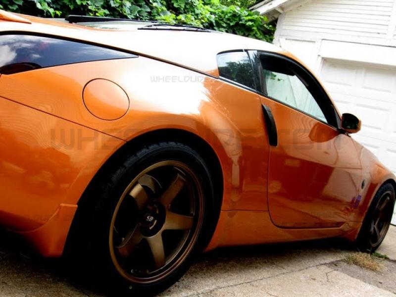 photo 1 Nissan 350Z custom wheels Rota P45R 18x9.5, ET +20, tire size X R18. x ET 
