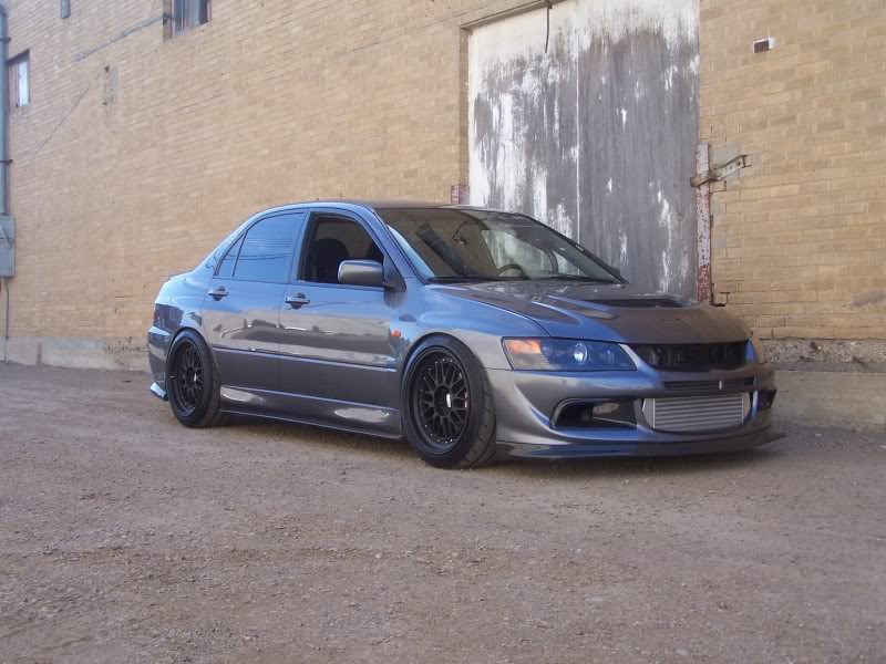 photo 1 Mitsubishi Lancer Evolution custom wheels   18x9.5, ET +12, tire size 245/40 R18. x ET 