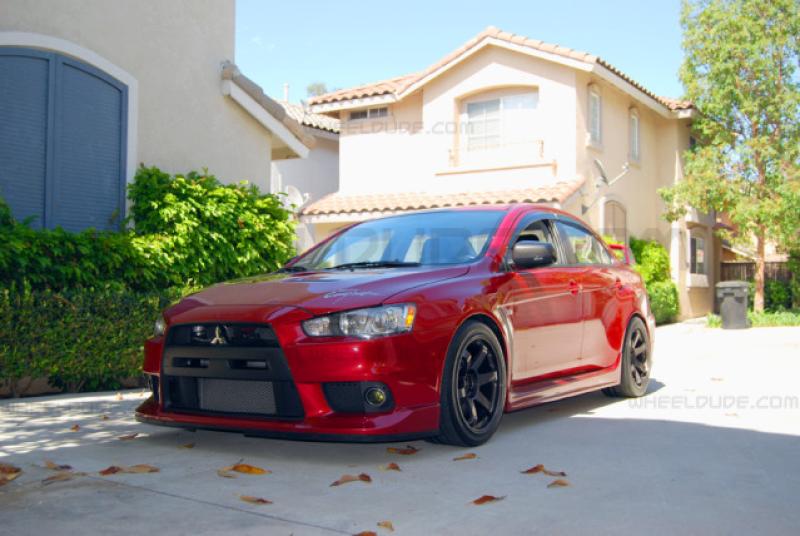 photo 1 Mitsubishi Lancer Evolution custom wheels Rota Grid 18x9.5, ET +20, tire size 265/35 R18. x ET 
