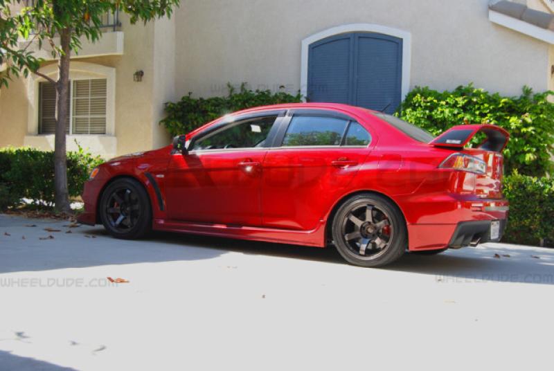 photo 2 Mitsubishi Lancer Evolution custom wheels Rota Grid 18x9.5, ET +20, tire size 265/35 R18. x ET 