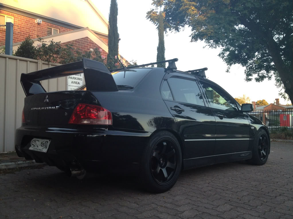 photo 1 Mitsubishi Lancer Evolution custom wheels 17x9.0, ET +25, tire size X R17. x ET