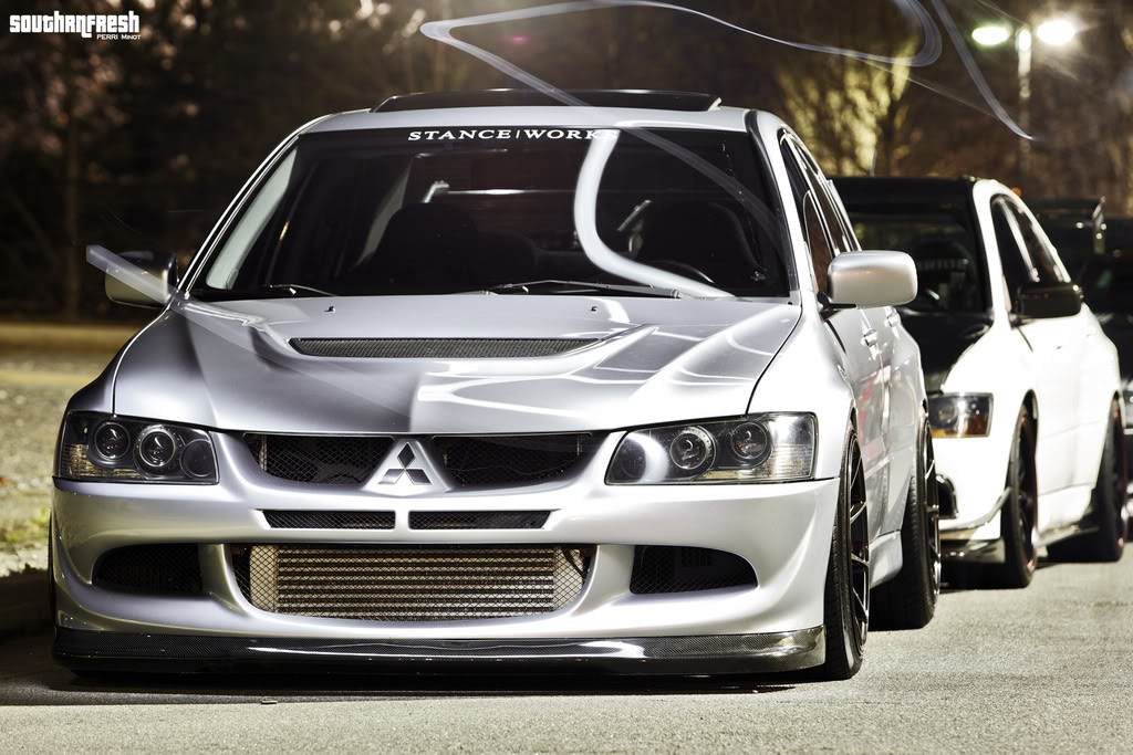 photo 2 Mitsubishi Lancer Evolution custom wheels   18x9.75, ET , tire size 235/40 R18. x ET 