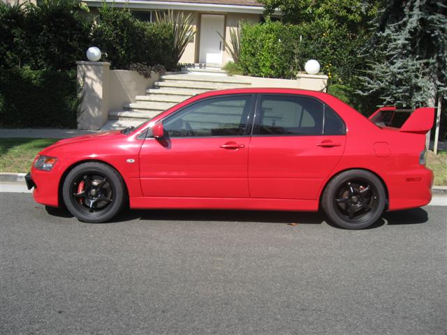 photo 1 Mitsubishi Lancer Evolution custom wheels 5zigen FN01RC 17x9.0, ET +35, tire size 255/40 R17. x ET