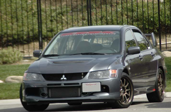 photo 3 Mitsubishi Lancer Evolution custom wheels Volk Racing CE28 18x8.5, ET +30, tire size X R18. x ET 