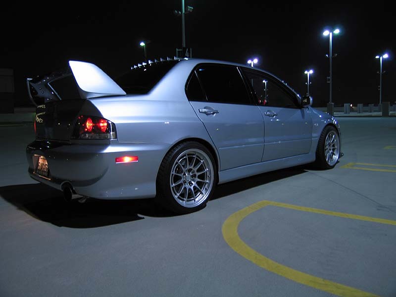 photo 2 Mitsubishi Lancer Evolution custom wheels Enkei NTO3 M 18x9.5, ET +27, tire size X R18. x ET