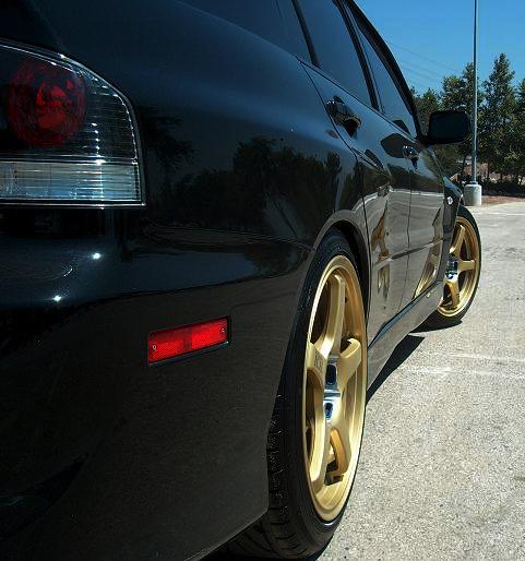 photo 3 Mitsubishi Lancer Evolution custom wheels Advan TCII 18x9.5, ET +35, tire size 245/40 R18. x ET 