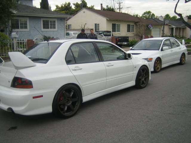 photo 2 Mitsubishi Lancer Evolution custom wheels Volk Racing Gunmetal TE37 19x8.5, ET +22, tire size X R19. x ET