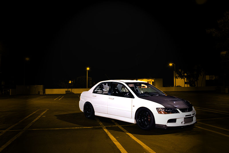 photo 2 Mitsubishi Lancer Evolution custom wheels Volk Racing CE28 17x9.5, ET +28, tire size 255/40 R17. x ET 