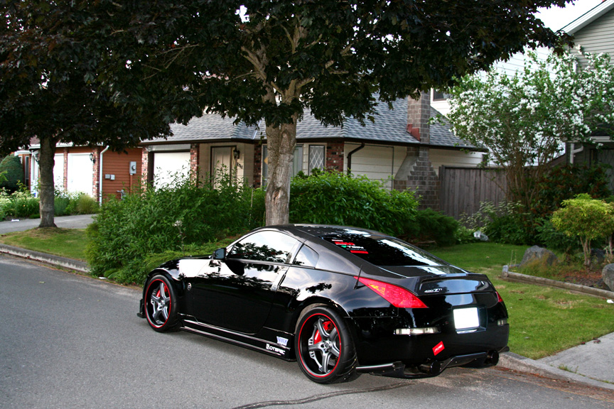 photo 3 Nissan 350Z custom wheels Rays Engineering Volk Racing GT-S 19x9.5, ET +17, tire size 235/35 R19. 19x10.5 ET+18 295/30 R19