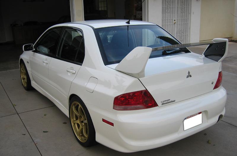 photo 2 Mitsubishi Lancer Evolution custom wheels Advan RGII 18x9.0, ET +29, tire size 255/35 R18. x ET 