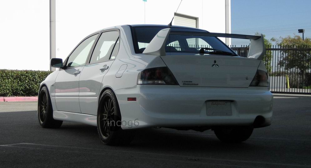 photo 3 Mitsubishi Lancer Evolution custom wheels Volk Racing RE30 18x9.5, ET +28, tire size 265/35 R18. x ET