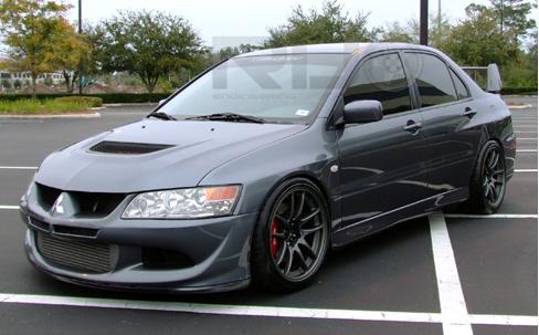 photo 1 Mitsubishi Lancer Evolution custom wheels Work Emotion CR-Kai x9.5, ET +20, tire size 255/35 R. x ET 