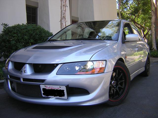 photo 1 Mitsubishi Lancer Evolution custom wheels Volk Racing CE28N 17x9.0, ET +35, tire size 255/40 R17. x ET