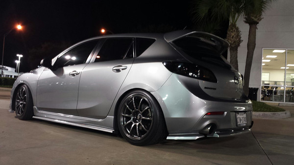 photo 4 Mazda MAZDASPEED3 custom wheels Rota G-Force 18x8.5, ET +48, tire size 245/40 R18. x ET
