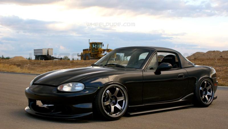 photo 4 Mazda MX-5 Miata custom wheels Rota Grid 17x9.0, ET +12, tire size X R17. x ET