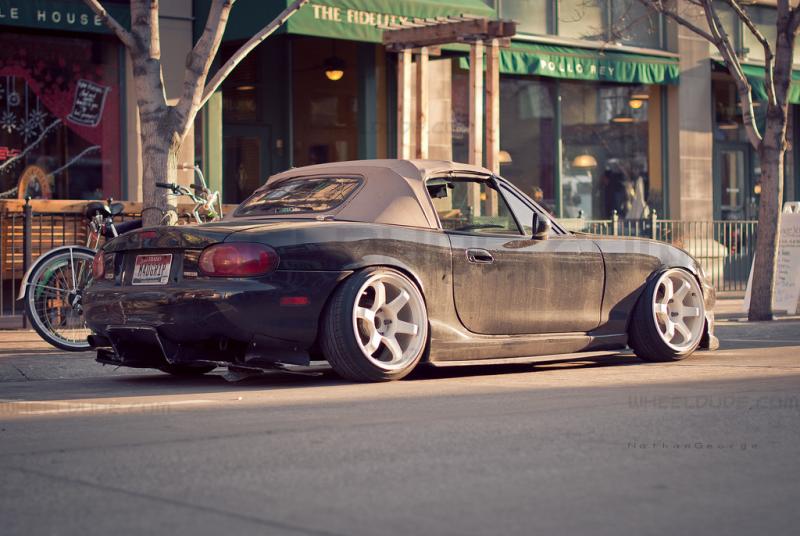 photo 5 Mazda MX-5 Miata custom wheels Rota Grid 17x9.0, ET +12, tire size X R17. x ET