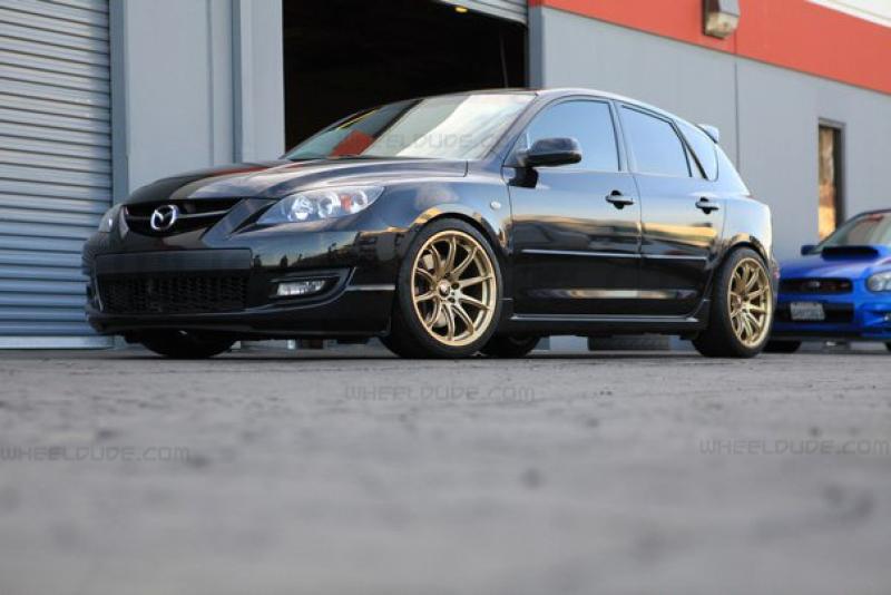 photo 2 Mazda MAZDASPEED3 custom wheels Rota T2R 18x9.5, ET +38, tire size X R18. x ET 