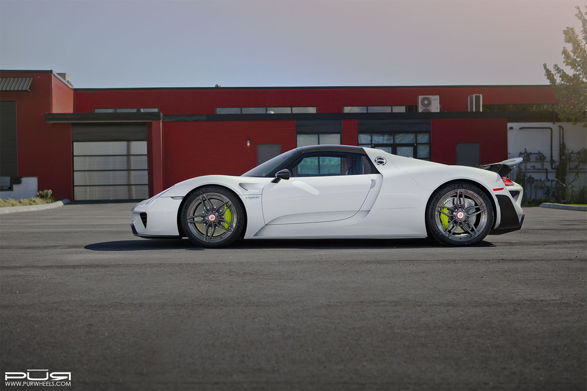 photo 7 Porsche 918 Spyder custom wheels PUR RS23.M2 20x9.5, ET , tire size X R20. 21x12.5 ET 
