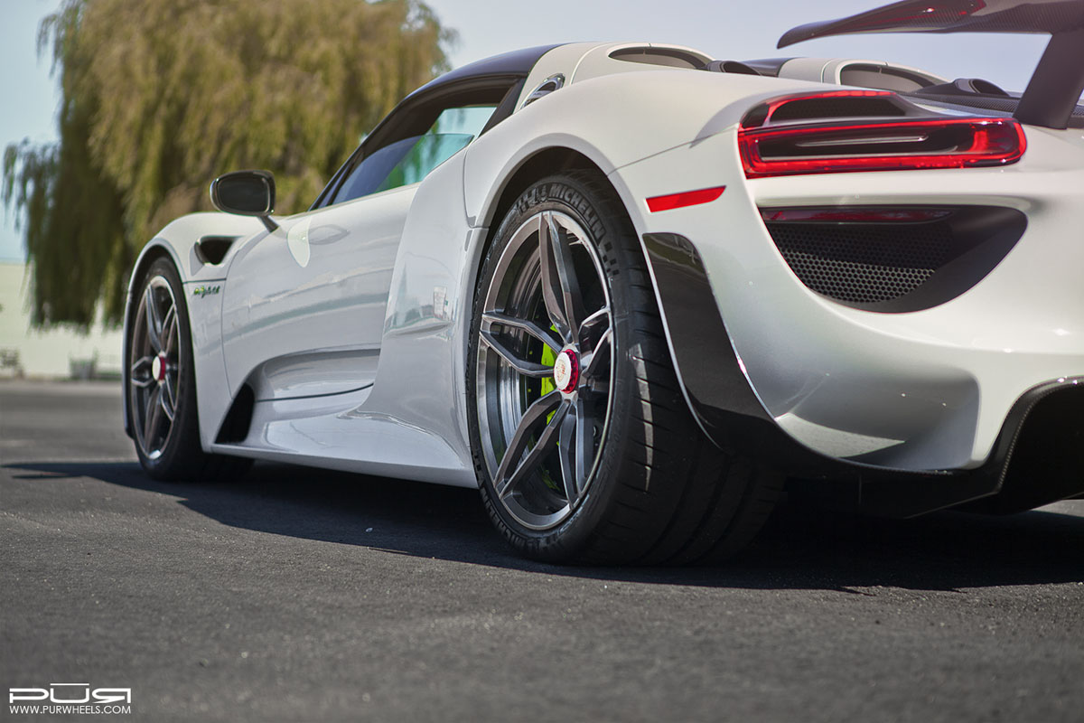 photo 1 Porsche 918 Spyder custom wheels PUR RS23.M2 20x9.5, ET , tire size X R20. 21x12.5 ET 
