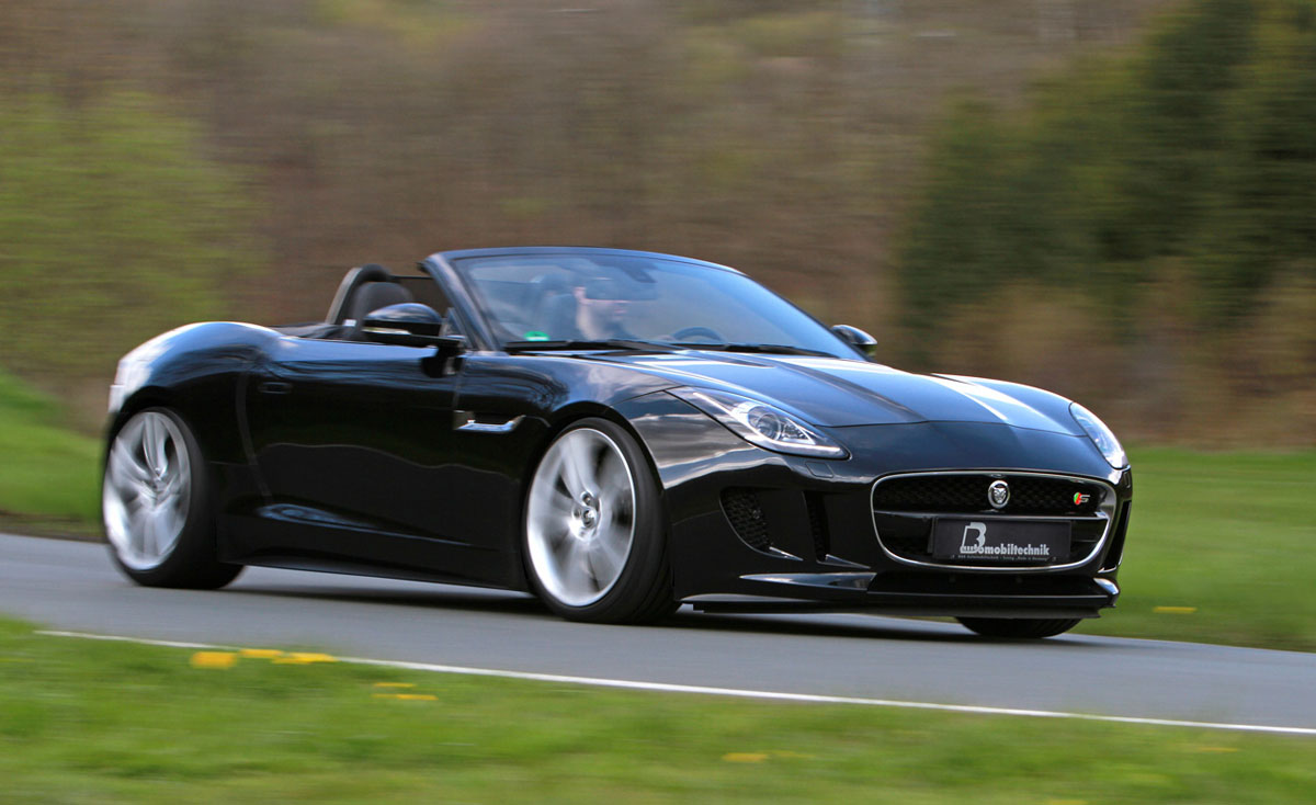 photo 2 Jaguar F-TYPE custom wheels B&B Automobiltechnik  21x9.0, ET , tire size 255/30 R21. 21x10.5 ET 295/25 R21