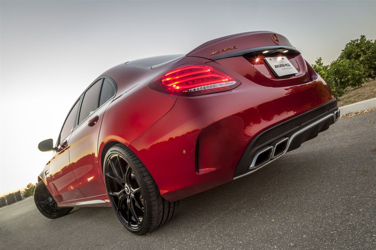 photo 4 Mercedes-Benz AMG C custom wheels Vorsteiner V-FF 103 20x9.0, ET +38, tire size 245/35 R20. x ET 285/30 R