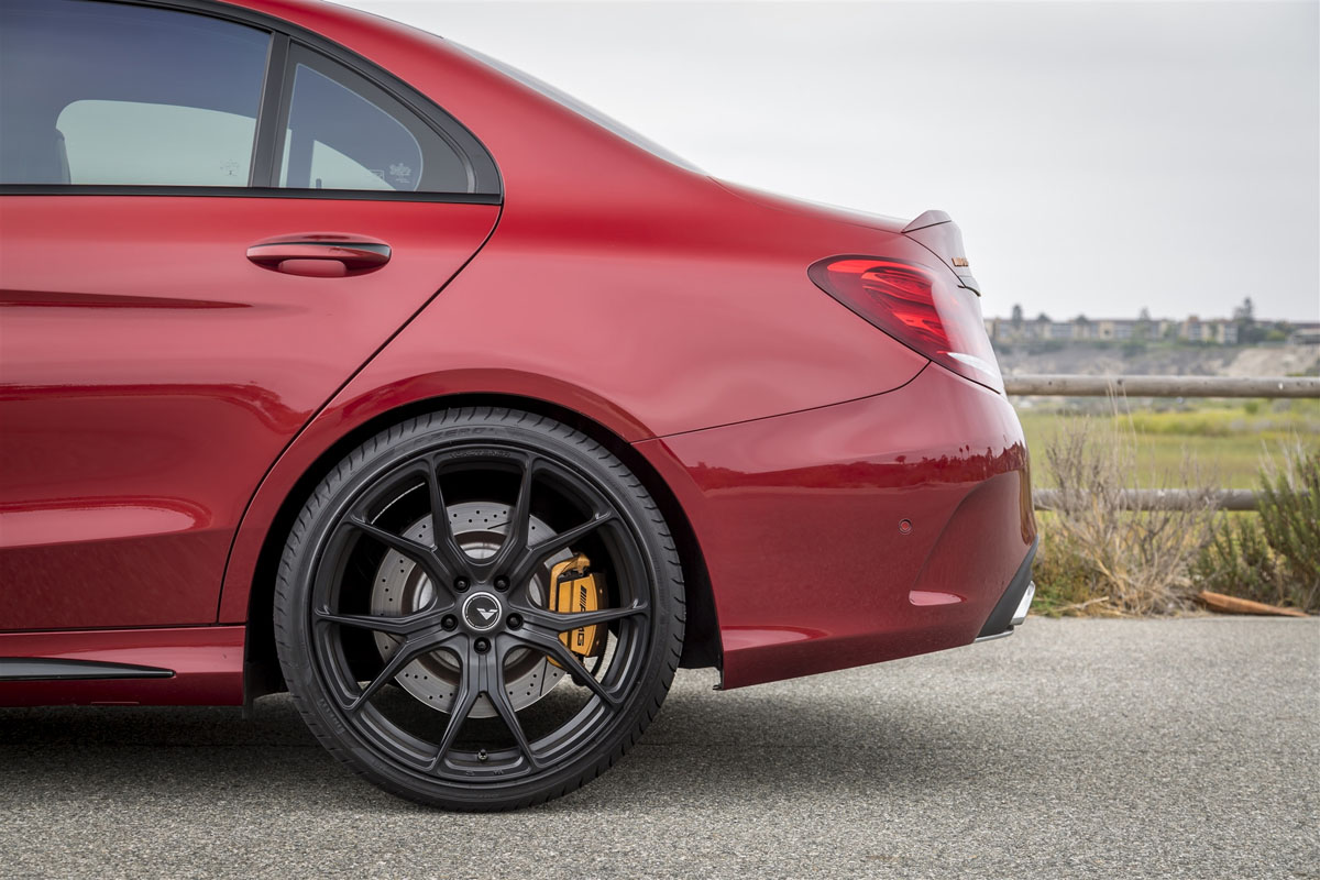 photo 6 Mercedes-Benz AMG C custom wheels Vorsteiner V-FF 103 20x9.0, ET +38, tire size 245/35 R20. x ET 285/30 R