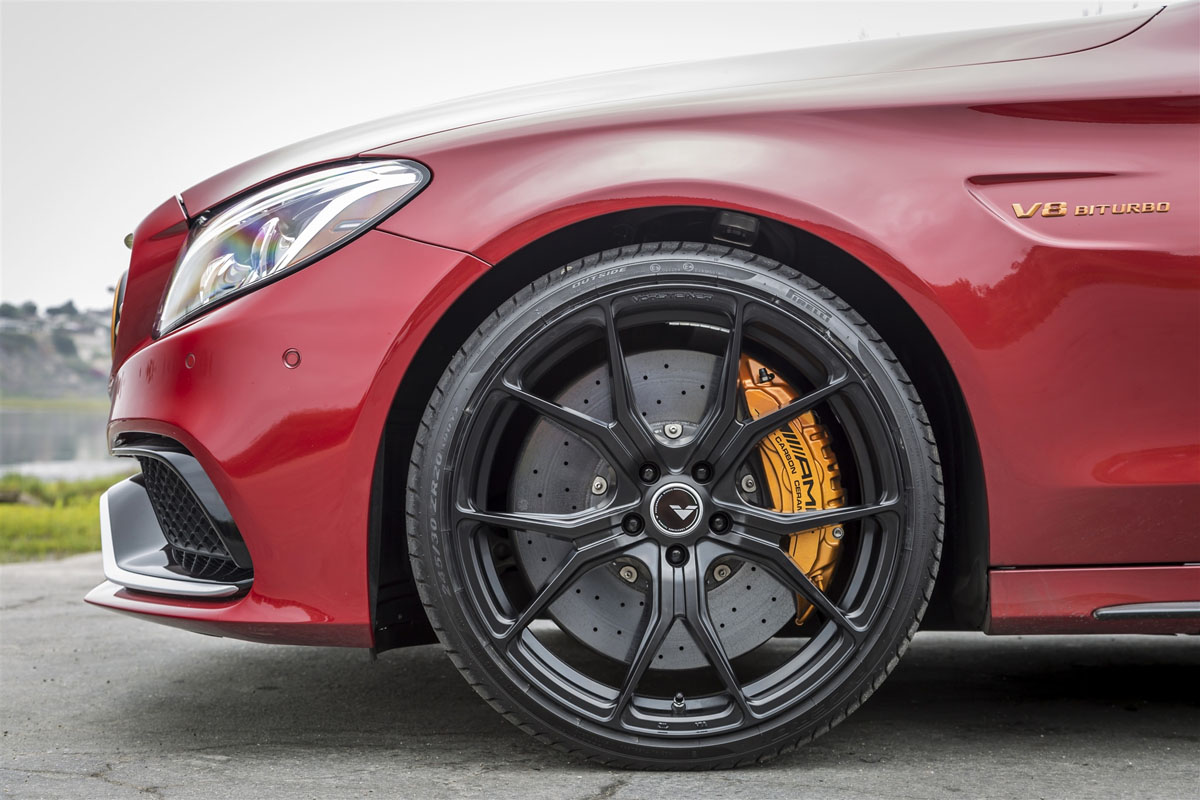 photo 5 Mercedes-Benz AMG C custom wheels Vorsteiner V-FF 103 20x9.0, ET +38, tire size 245/35 R20. x ET 285/30 R