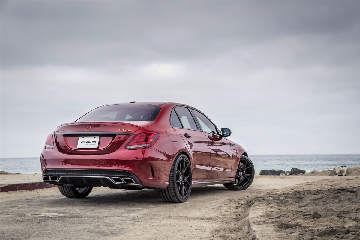 photo 7 Mercedes-Benz AMG C custom wheels Vorsteiner V-FF 103 20x9.0, ET +38, tire size 245/35 R20. x ET 285/30 R