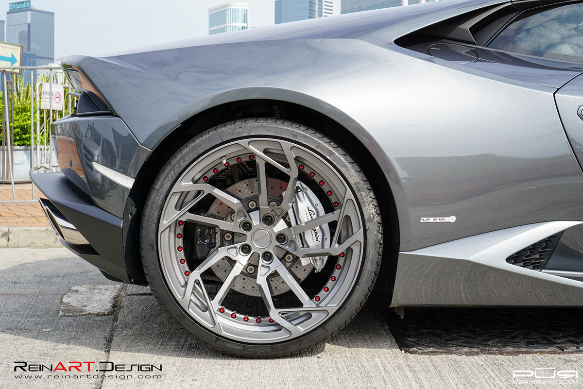 photo 1 Lamborghini Huracan custom wheels PUR RS05.M2 20x9.5, ET , tire size X R20. 21x12.5 ET 