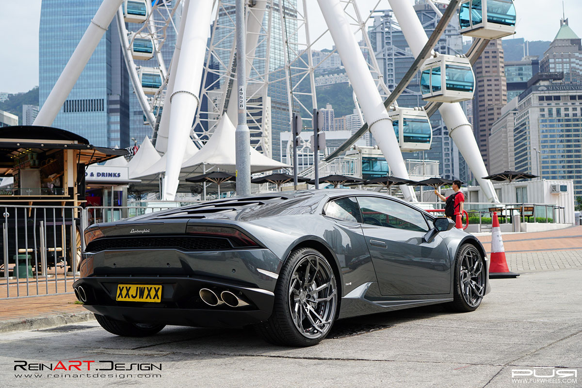 photo 2 Lamborghini Huracan custom wheels PUR RS05.M2 20x9.5, ET , tire size X R20. 21x12.5 ET 