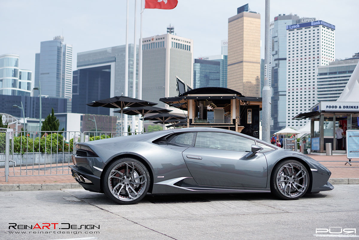 photo 4 Lamborghini Huracan custom wheels PUR RS05.M2 20x9.5, ET , tire size X R20. 21x12.5 ET 