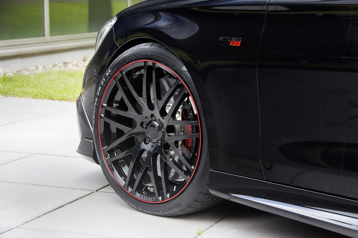 photo 1 Mercedes-Benz AMG S custom wheels Brabus Monoblock G Platinum Edition 22x9.0, ET , tire size 255/30 R22. 22x10.0 ET 295/25 R22