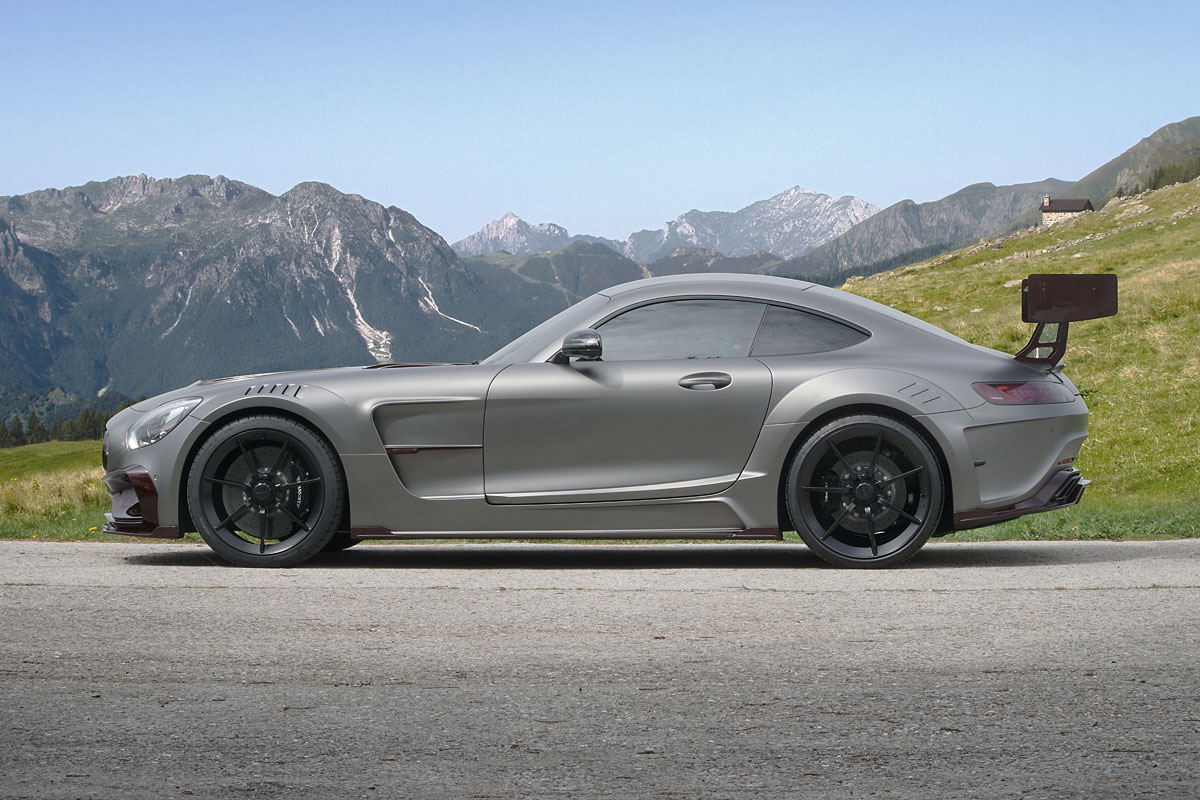 photo 3 Mercedes-Benz AMG GT custom wheels Mansory 7spoke 21x9.5, ET , tire size 245/35 R21. 21x10.5 ET 305/25 R21