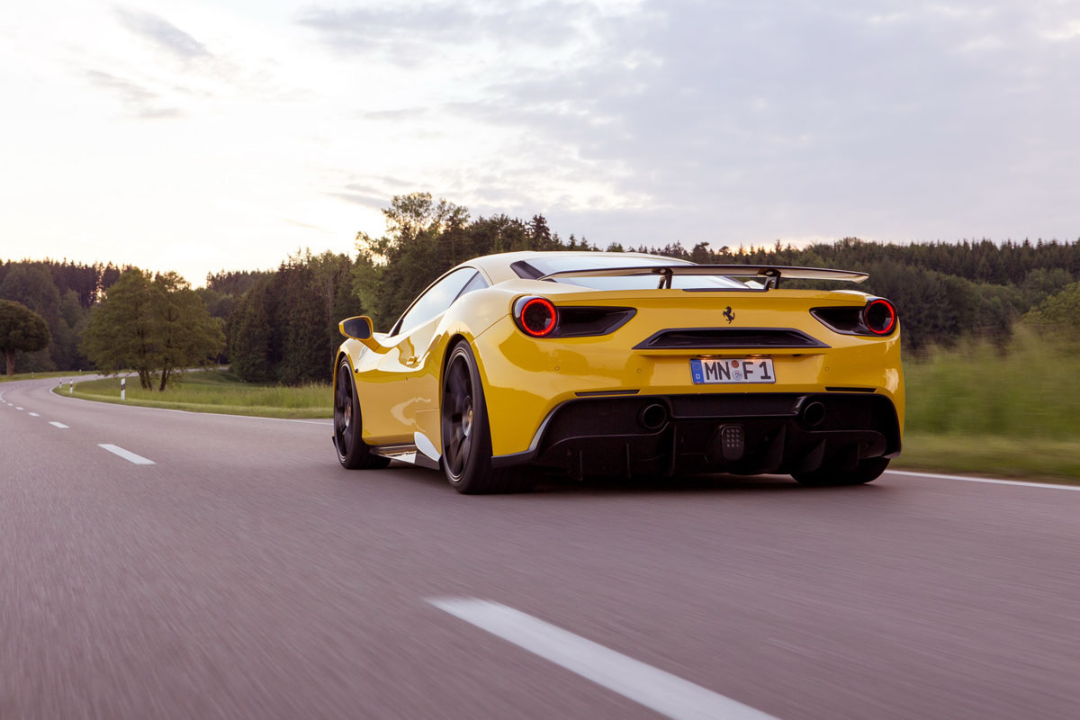 photo 2 Ferrari 488 GTB custom wheels Novitec Rosso NF7 21x9.0, ET , tire size 255/30 R21. 22x12.0 ET 335/25 R22