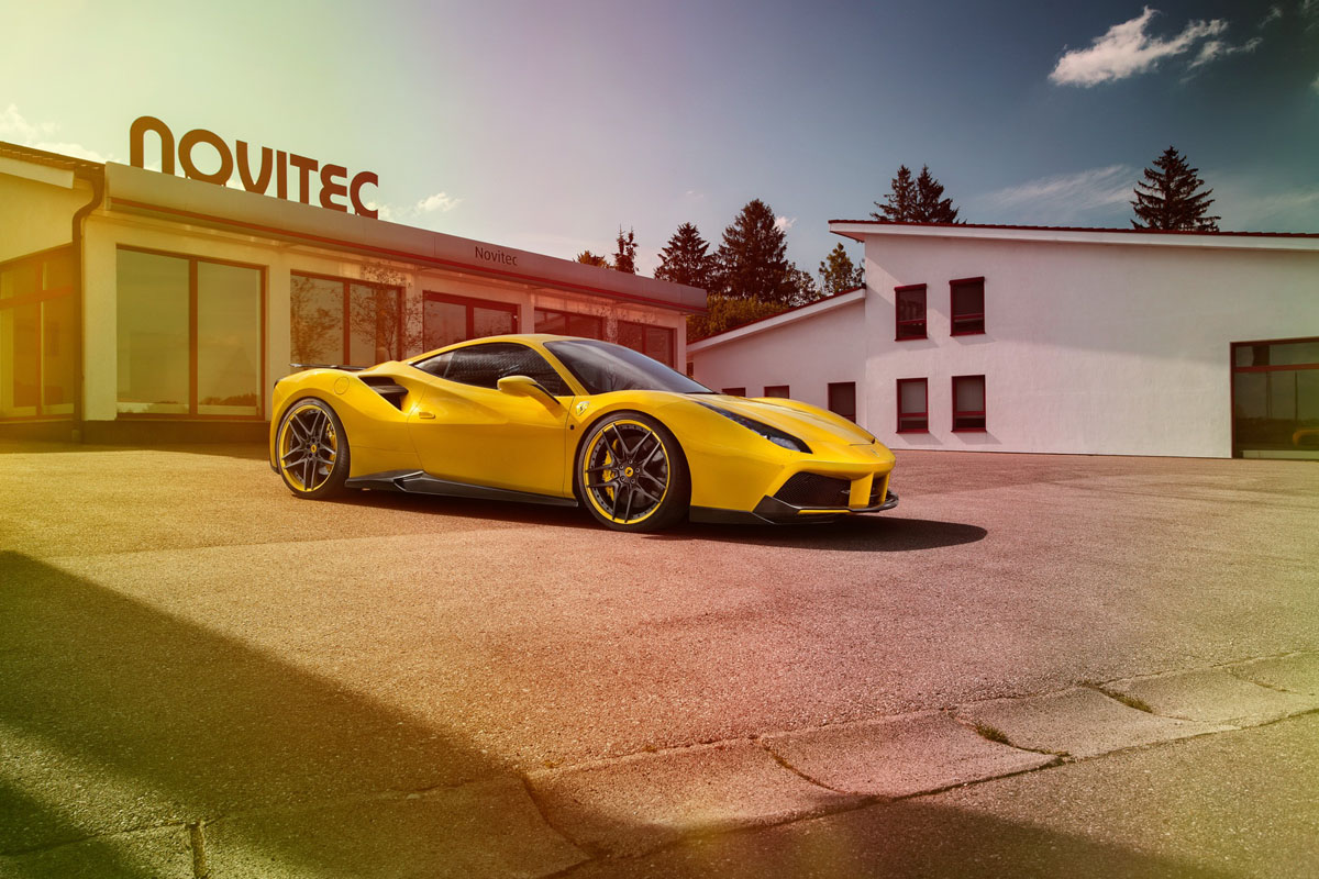 photo 6 Ferrari 488 GTB custom wheels Novitec Rosso NF7 21x9.0, ET , tire size 255/30 R21. 22x12.0 ET 335/25 R22
