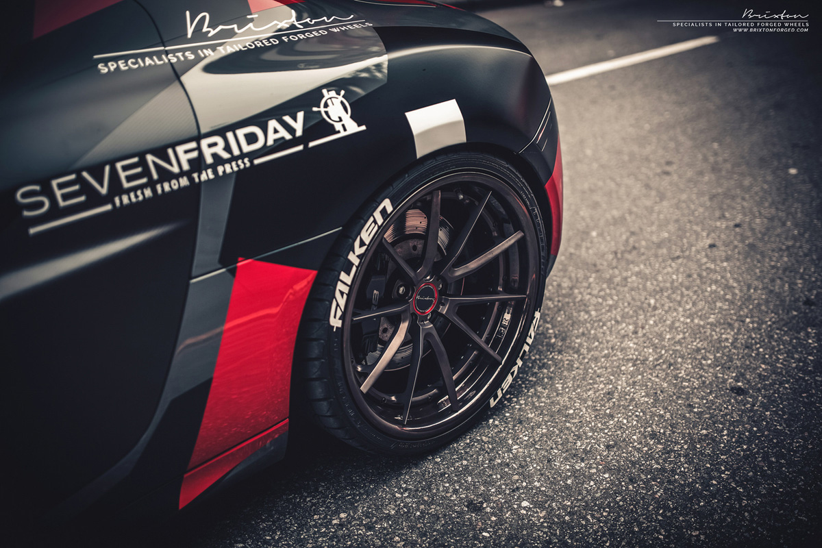 photo 1 Audi R8 custom wheels Brixton WR3 Targa 20x9.0, ET , tire size X R20. 20x11.0 ET 