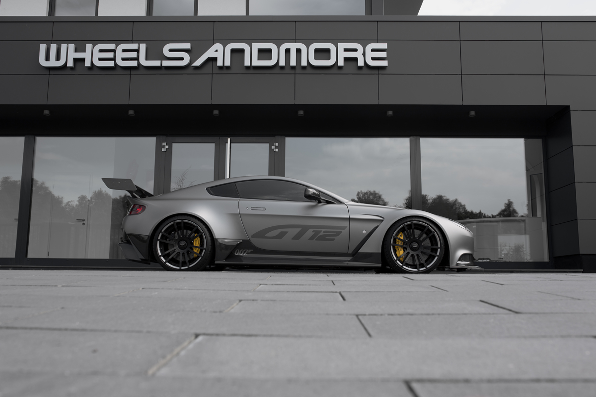 photo 4 Aston Martin V12 Vantage custom wheels WheelsandMore F.I.W.E. 20x10.5, ET , tire size 265/30 R20. 20x12.0 ET 325/25 R20