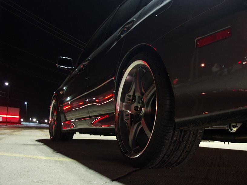 photo 2 Mitsubishi Lancer Evolution custom wheels Volk GT-S 19x9.5, ET +33, tire size 255/30 R19. x ET