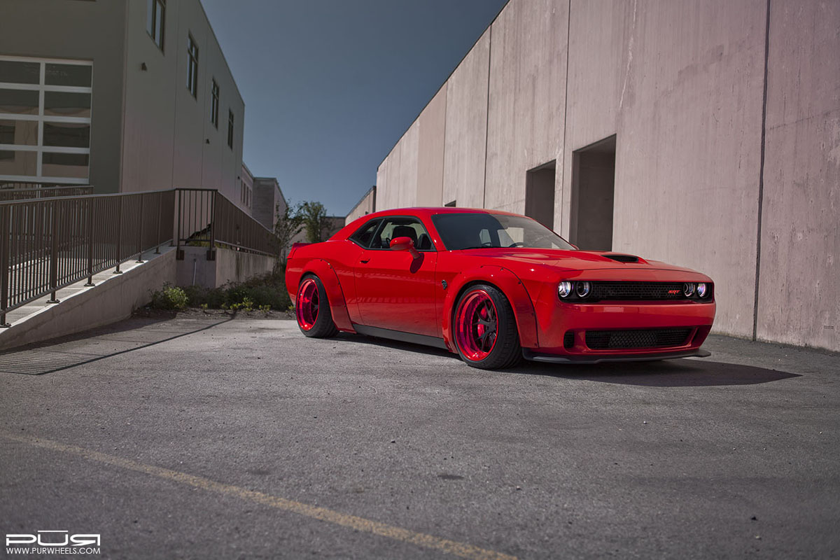 photo 2 Dodge Challenger custom wheels PUR LG06 20x, ET , tire size X R20. x ET 