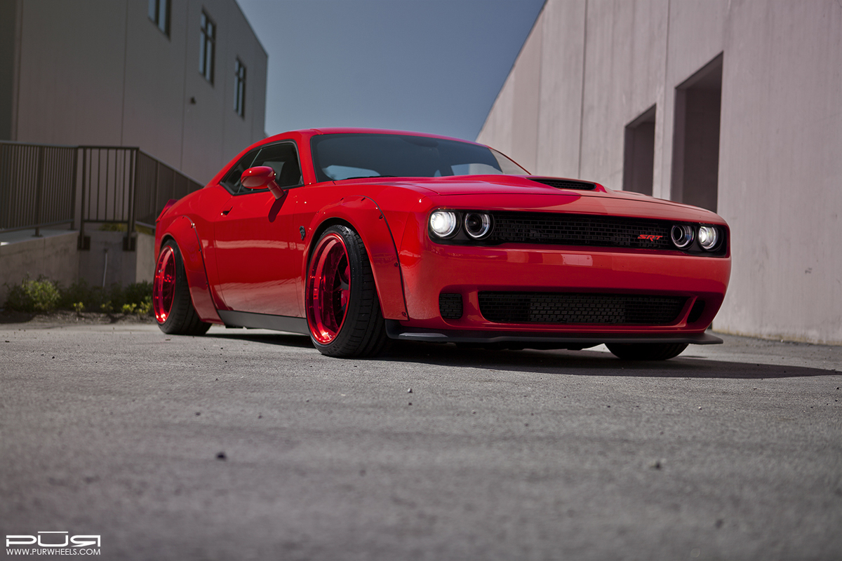 photo 6 Dodge Challenger custom wheels PUR LG06 20x, ET , tire size X R20. x ET 
