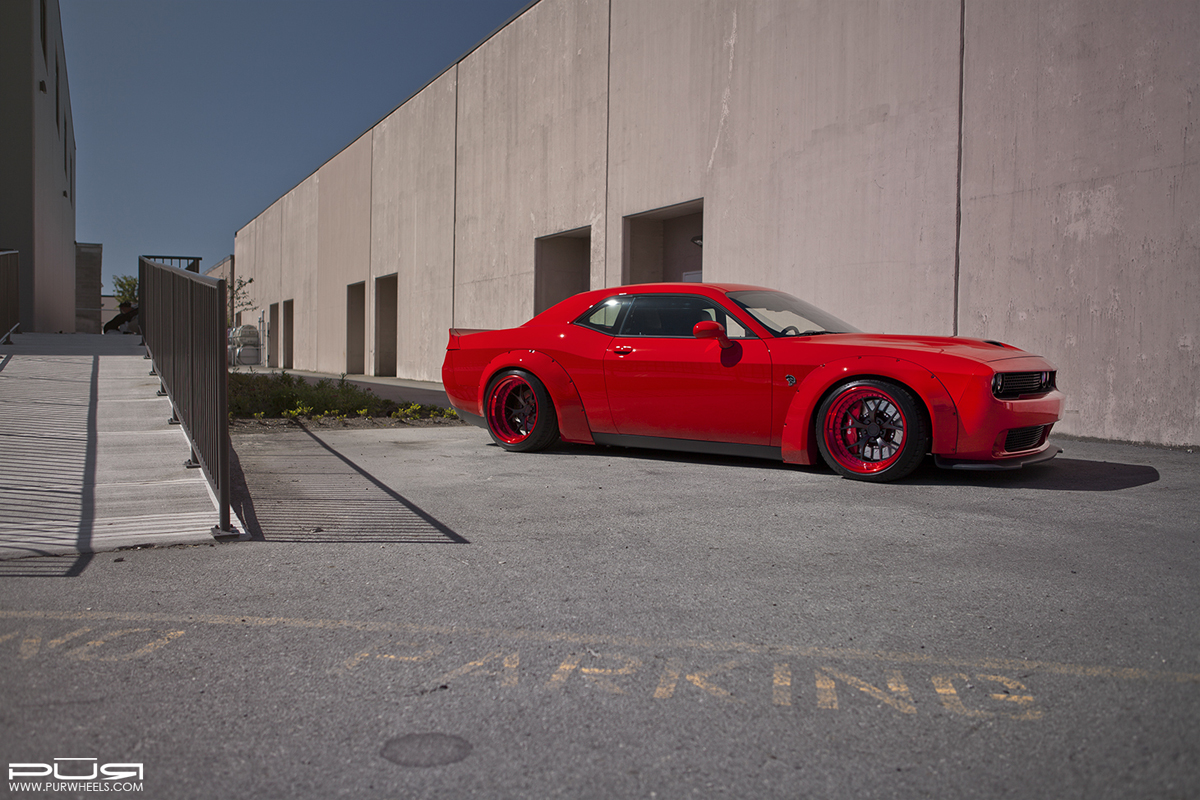 photo 7 Dodge Challenger custom wheels PUR LG06 20x, ET , tire size X R20. x ET 