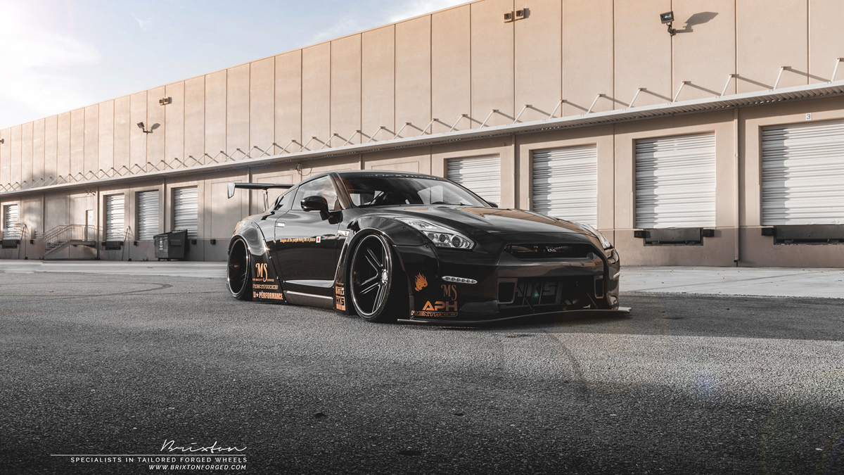 photo 8 Nissan GT-R custom wheels Brixton R25 21x12.0, ET , tire size X R21. 21x13.5 ET 