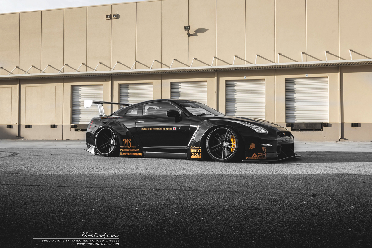 photo 9 Nissan GT-R custom wheels Brixton R25 21x12.0, ET , tire size X R21. 21x13.5 ET 