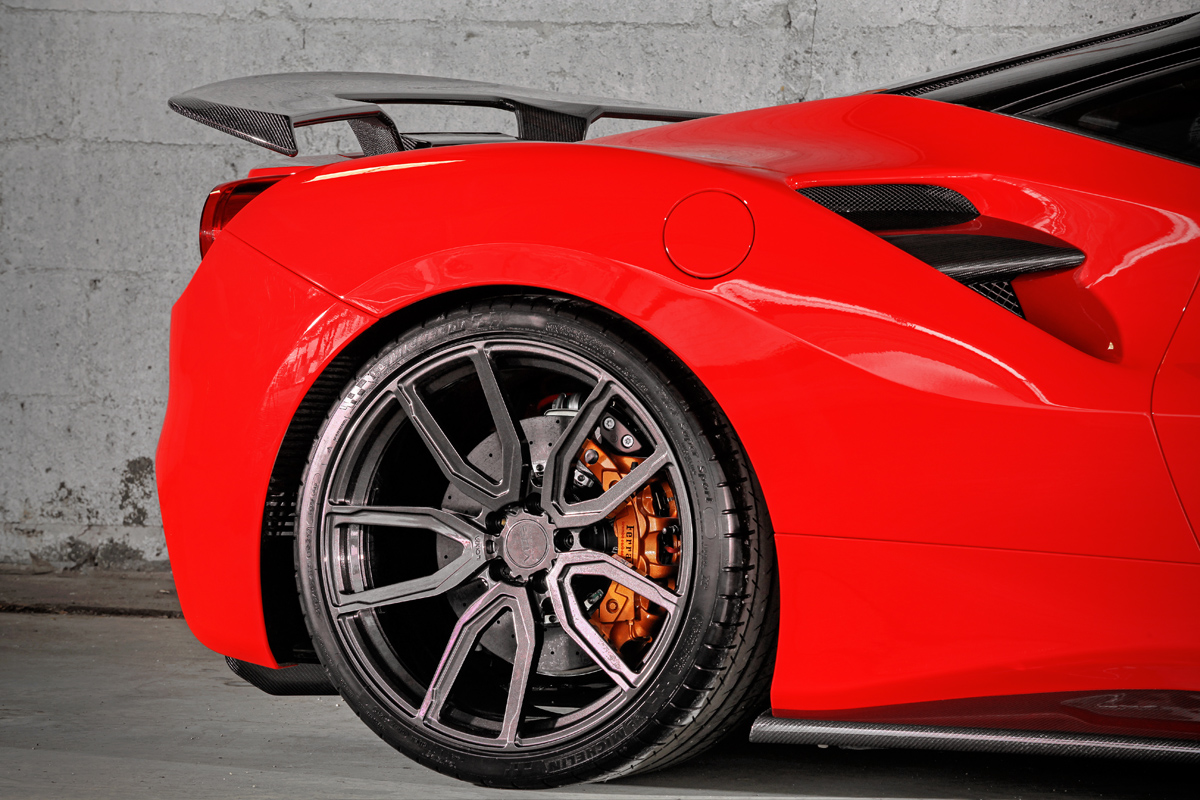 photo 3 Ferrari 488 GTB custom wheels LOMA Forged 21x9.0, ET , tire size 255/35 R21. 21x12.0 ET 325/25 R21