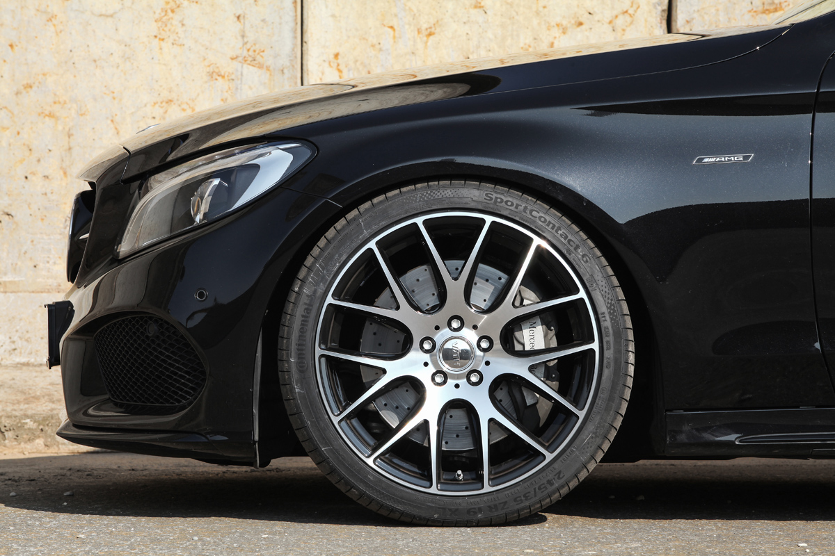 photo 1 Mercedes-Benz AMG C custom wheels   19x8.5, ET , tire size 245/35 R19. 19x9.5 ET 275/30 R19