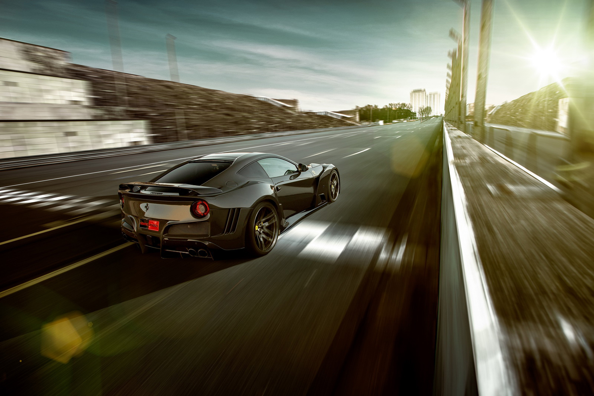 photo 2 Ferrari F12berlinetta custom wheels NF6 NL 21x9.5, ET , tire size X R21. 22x12.0 ET 