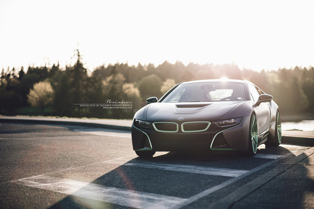 photo 3 BMW i8 custom wheels Brixton R10D Duo 21x9.0, ET , tire size X R21. 21x10.5 ET 