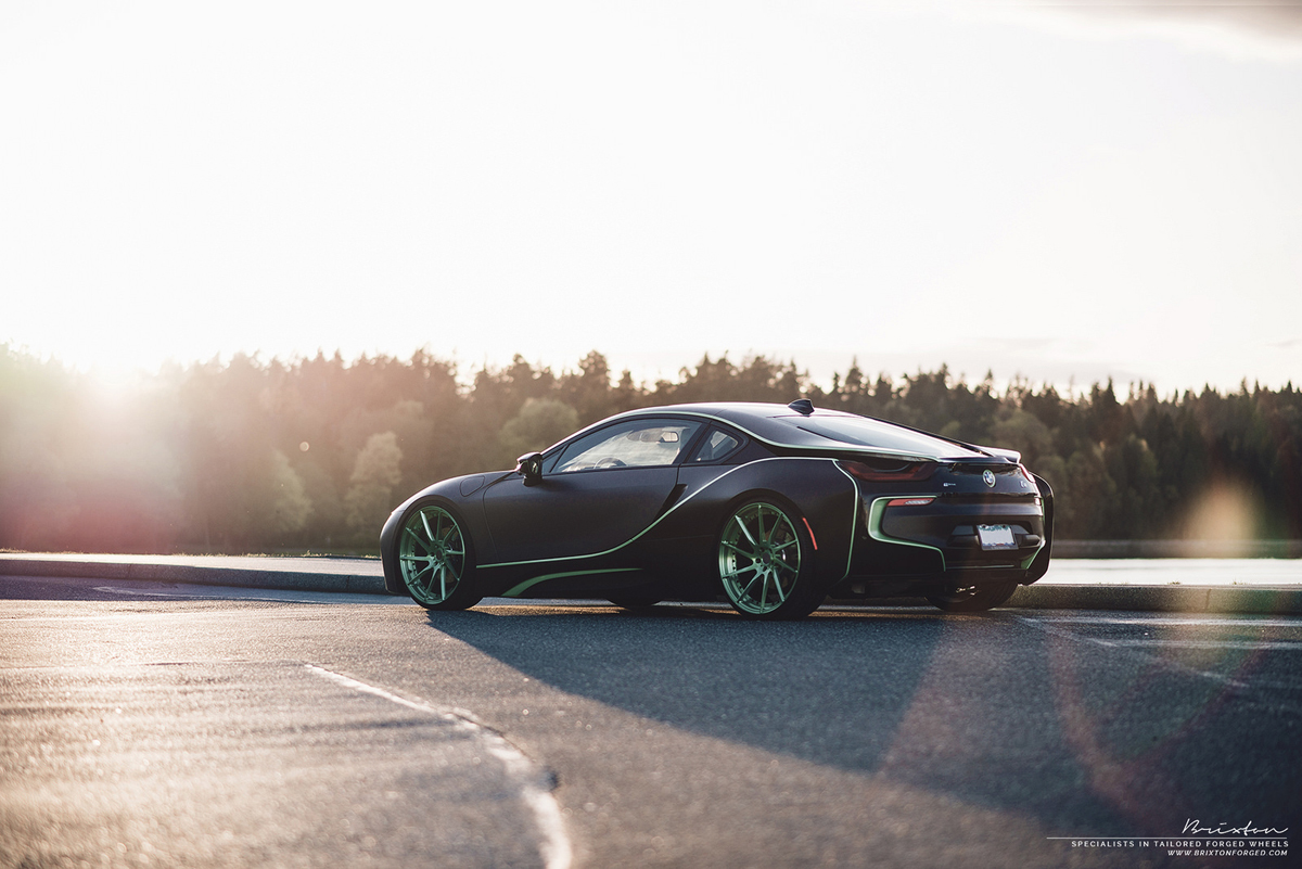 photo 6 BMW i8 custom wheels Brixton R10D Duo 21x9.0, ET , tire size X R21. 21x10.5 ET 